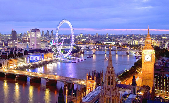 United Kingdom Packages from India